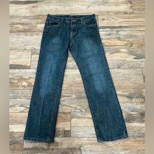 Lucky Brand Jeans Billy Straight Size 14 Medium Wash Denim Girls